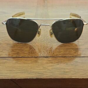Vintage American Optical 12K GF 5 1/2 Gold Filled Pilot Aviator Sunglass Frames